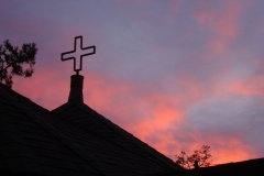 Sunset Chapel Cross